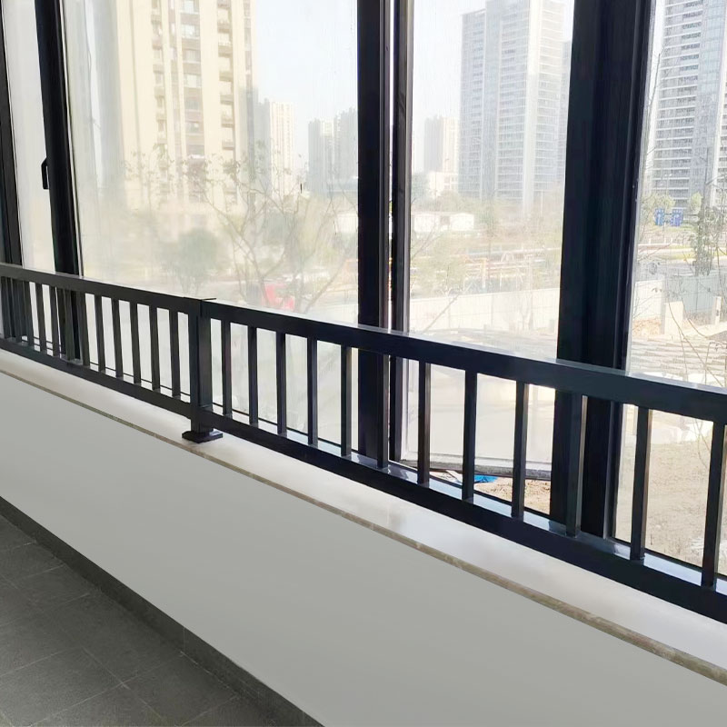 نرده بالکن استیل روی